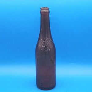 Rare 1920's Cerveza Hatuey Bacardi Cuban Beer Bottle Brockway Glass Mold 1280
